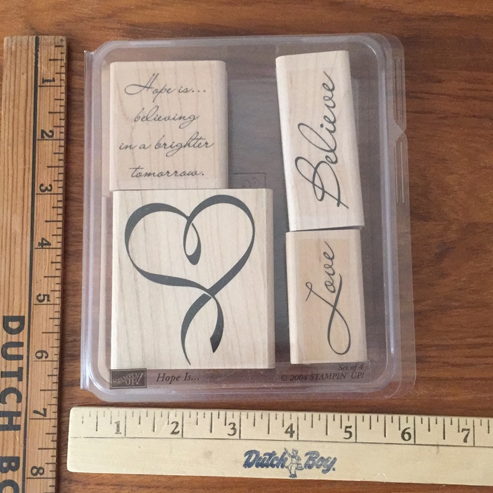Stamping Up Rubber Stamps - Hope is...